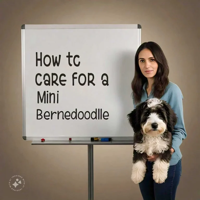 Mini Bernedoodle Care: Tips for a Happy, Healthy Puppy 1 Care and appearance of Mini bernedoodle