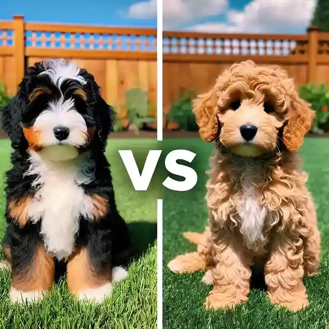 Mini Bernedoodle vs Mini Goldendoodle - Key Differences 1 Mini Bernedoodle Vs Mini Goldendoodle