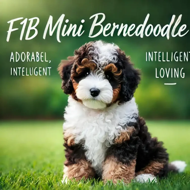 F1B Mini Bernedoodle: The Perfect Hypoallergenic Companion 1 F1B Mini Bernedoodle